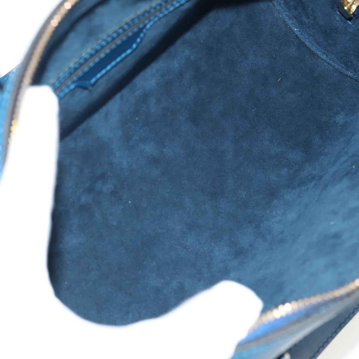 Louis Vuitton Soufflot Handbag Epi Leather, BLUE, LEATHER, Handbag