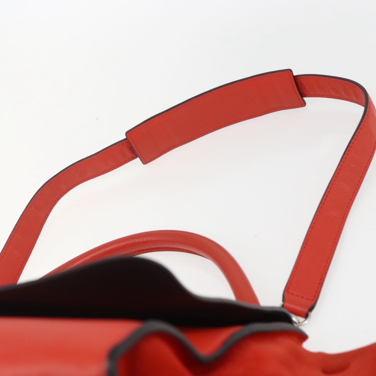 Celine Trapeze Bag Leather, RED, LEATHER, Handbag