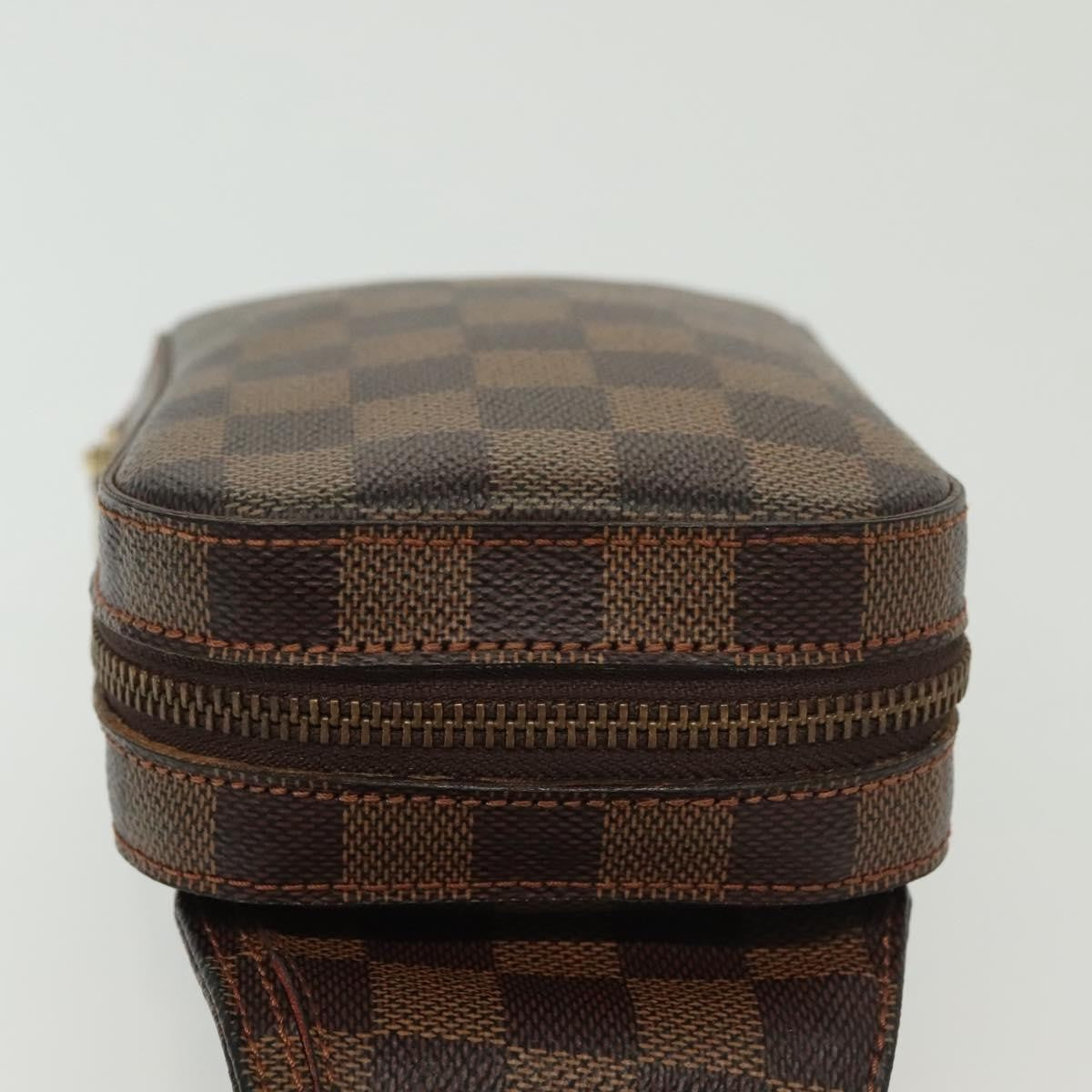 Louis Vuitton Geronimos Waist Bag Damier, BROWN, CANVAS, Shoulder bag