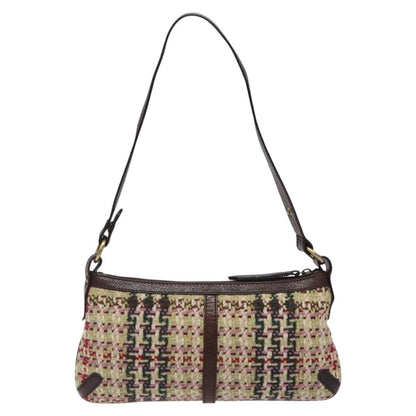 Burberry Vintage Shoulder Bag Wool, BEIGE, WOOL, Shoulder bag