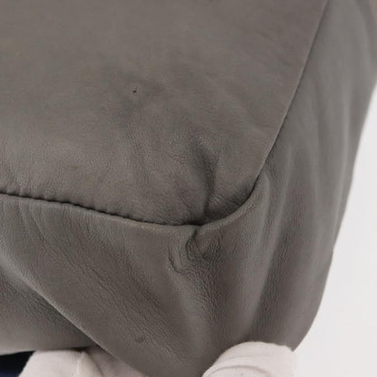 Chloe Vintage Flap shoulder bag Leather, GRAY, LEATHER, Shoulder bag