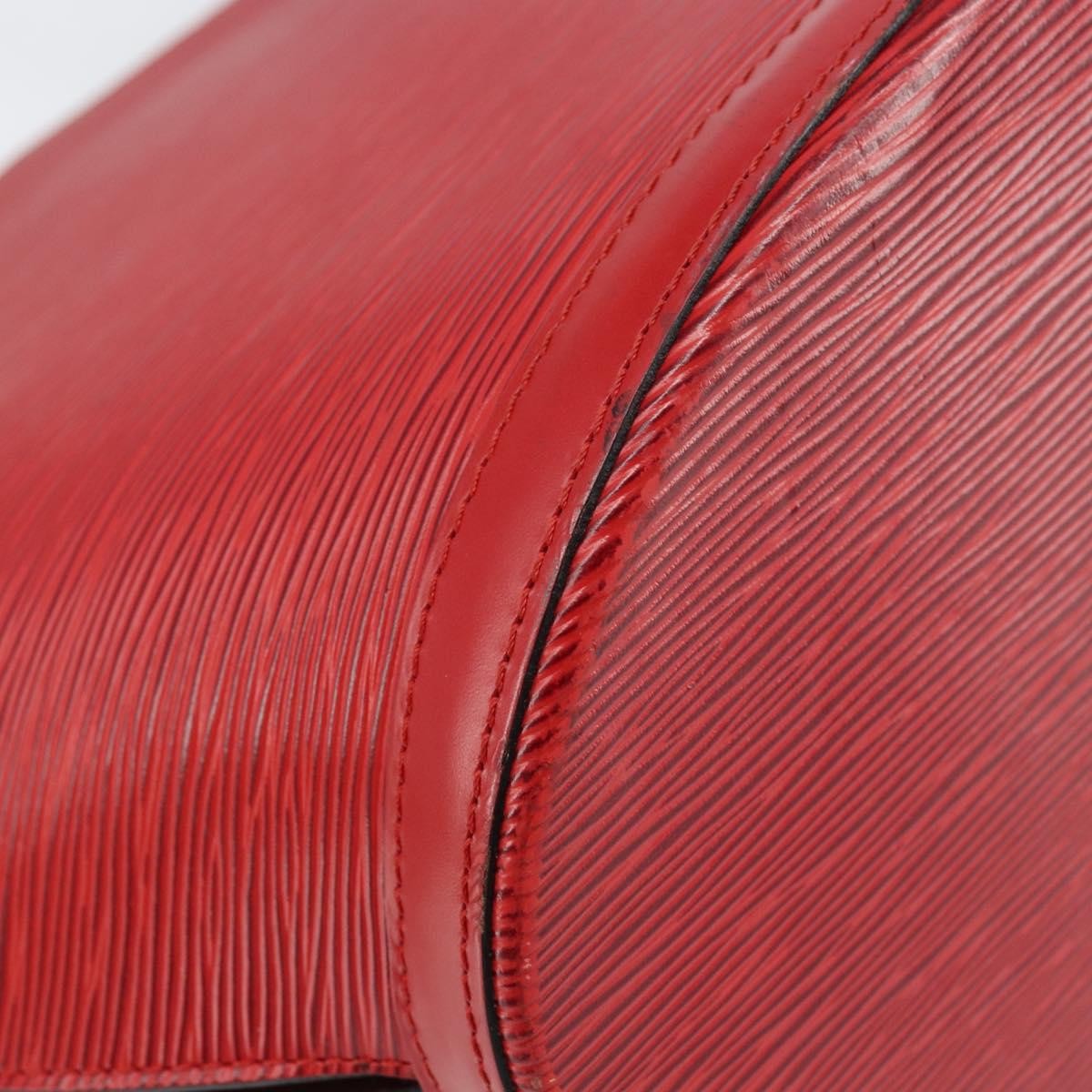 Louis Vuitton Saint Jacques Handbag Epi Leather, RED, LEATHER, Shoulder bag