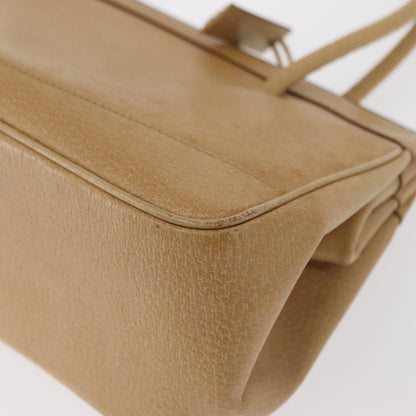 Gucci Vintage Handbag Leather, BEIGE, LEATHER, Handbag