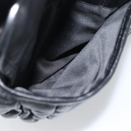 Miu Miu Coffer Convertible Satchel Leather, Black, Leather, Shoulder Bag
