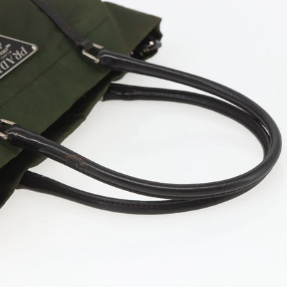 Prada Vintage Tote Tessuto, KHAKI, NYLON, Tote bag