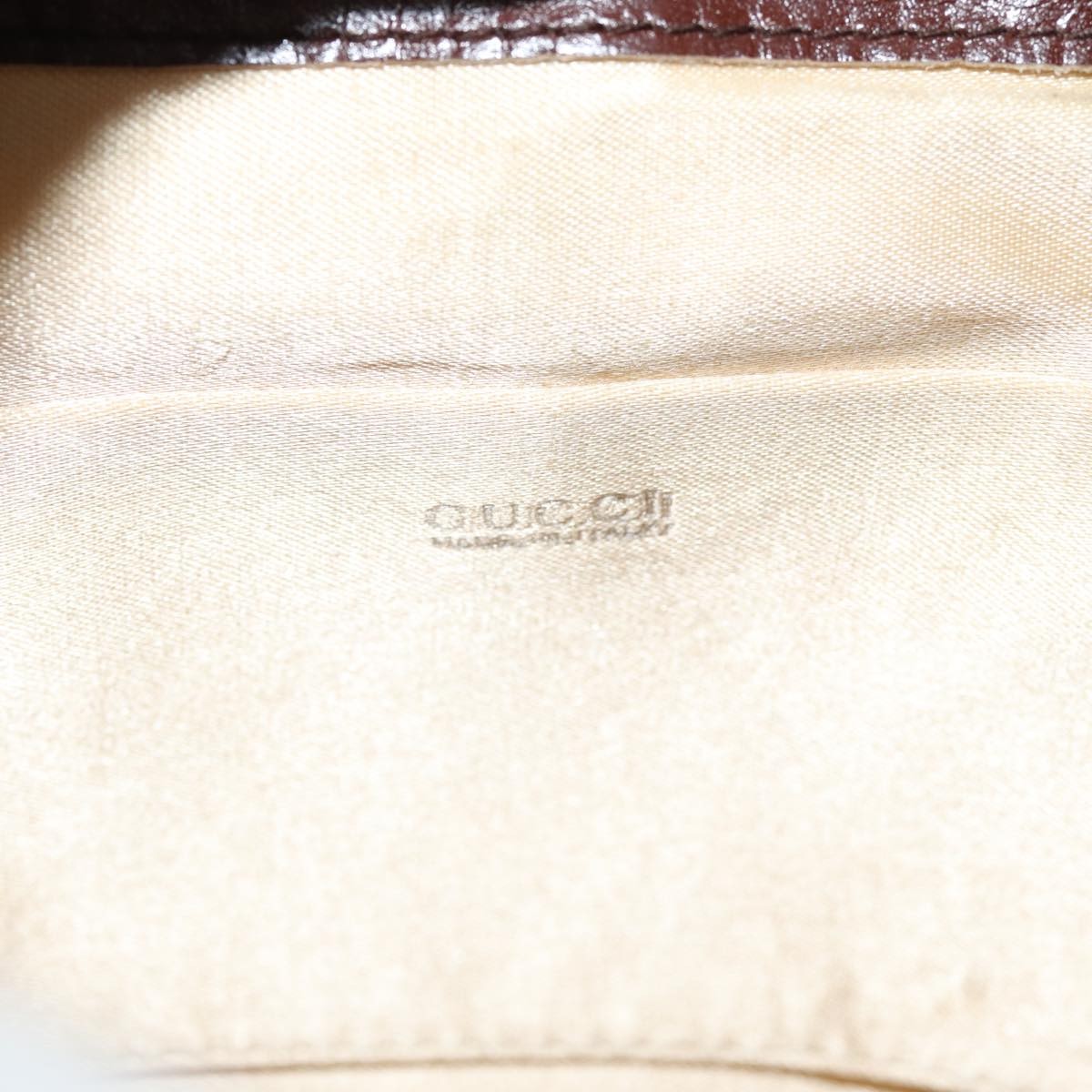 Gucci Vintage Bamboo Backpack Patent, BROWN, PATENT_LEATHER, Backpack