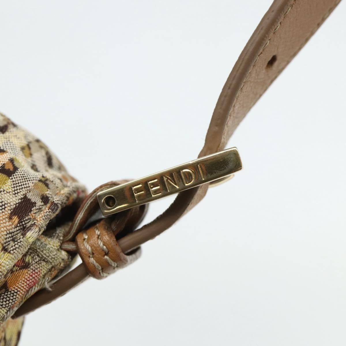 Fendi Mamma Baguette Zucca canvas, Beige, Canvas, Shoulder Bag