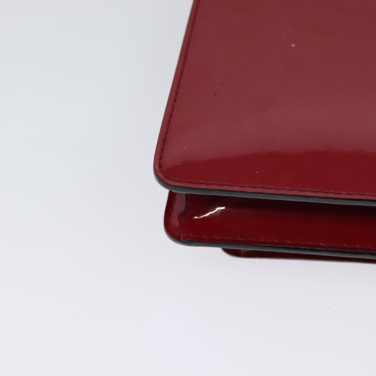 Louis Vuitton Monceau Handbag Vernis, BURGUNDY, PATENT_LEATHER, Handbag