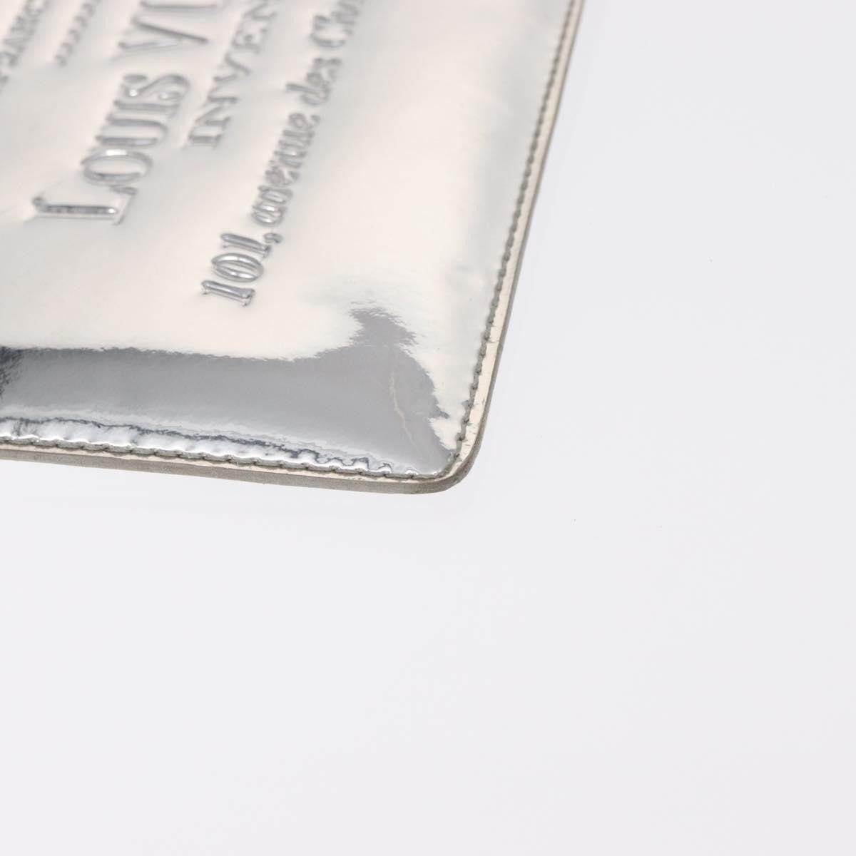 Louis Vuitton Pochette Clutch Monogram Miroir PVC, SILVER, PATENT_LEATHER, Clutche & pouche