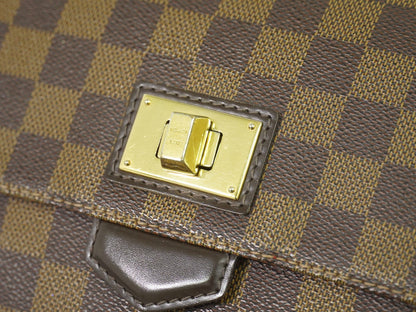 Louis Vuitton Besace Rosebery Handbag Damier, BROWN, CANVAS, Shoulder bag