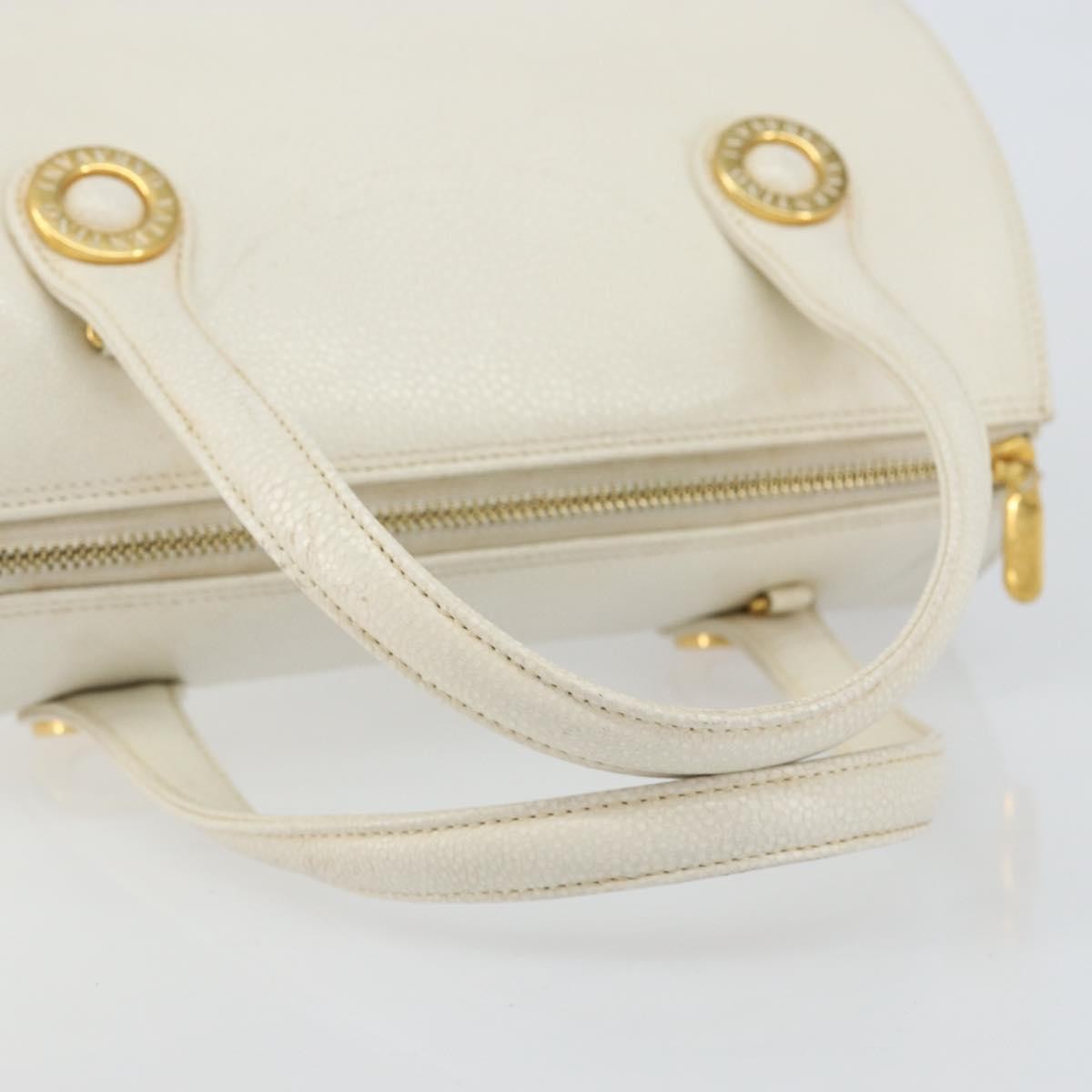 Valentino Garavani Vintage Handbag Leather, WHITE, LEATHER, Handbag
