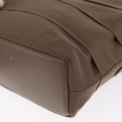 Salvatore Ferragamo Vala Handbag Canvas, BEIGE, CANVAS, Handbag