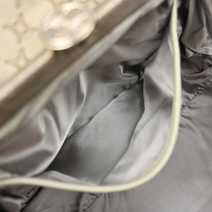 Celine Vintage Macadam Shoulder Bag Canvas, BEIGE, CANVAS, Shoulder bag