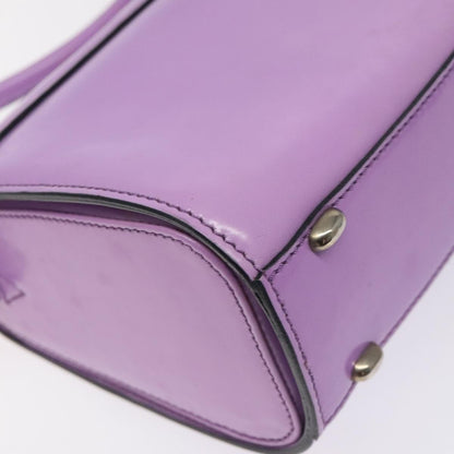 Celine Shoulder Bag Leather, PURPLE, LEATHER, Shoulder bag