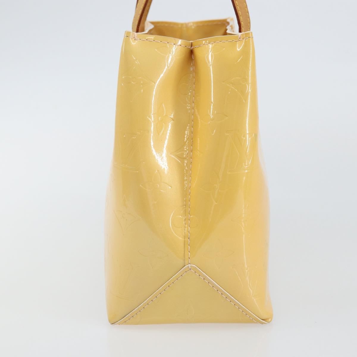 Louis Vuitton Reade Handbag Monogram Vernis, YELLOW, PATENT_LEATHER, Handbag