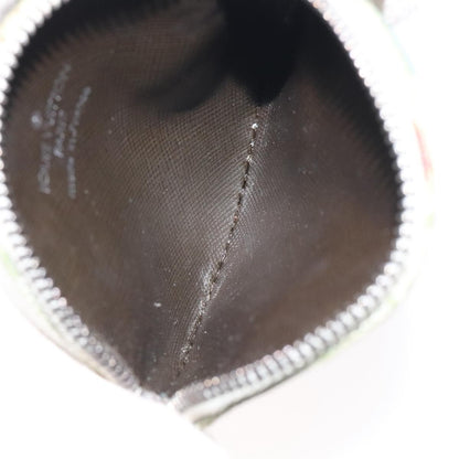 Louis Vuitton Round Coin Purse Mini Lin, KHAKI, CANVAS, Wallets