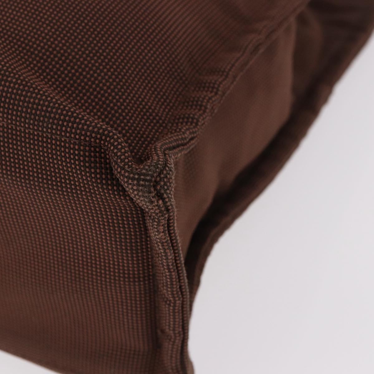 Hermes Fourre Tout Tote Canvas, Brown, Canvas, Tote Bag