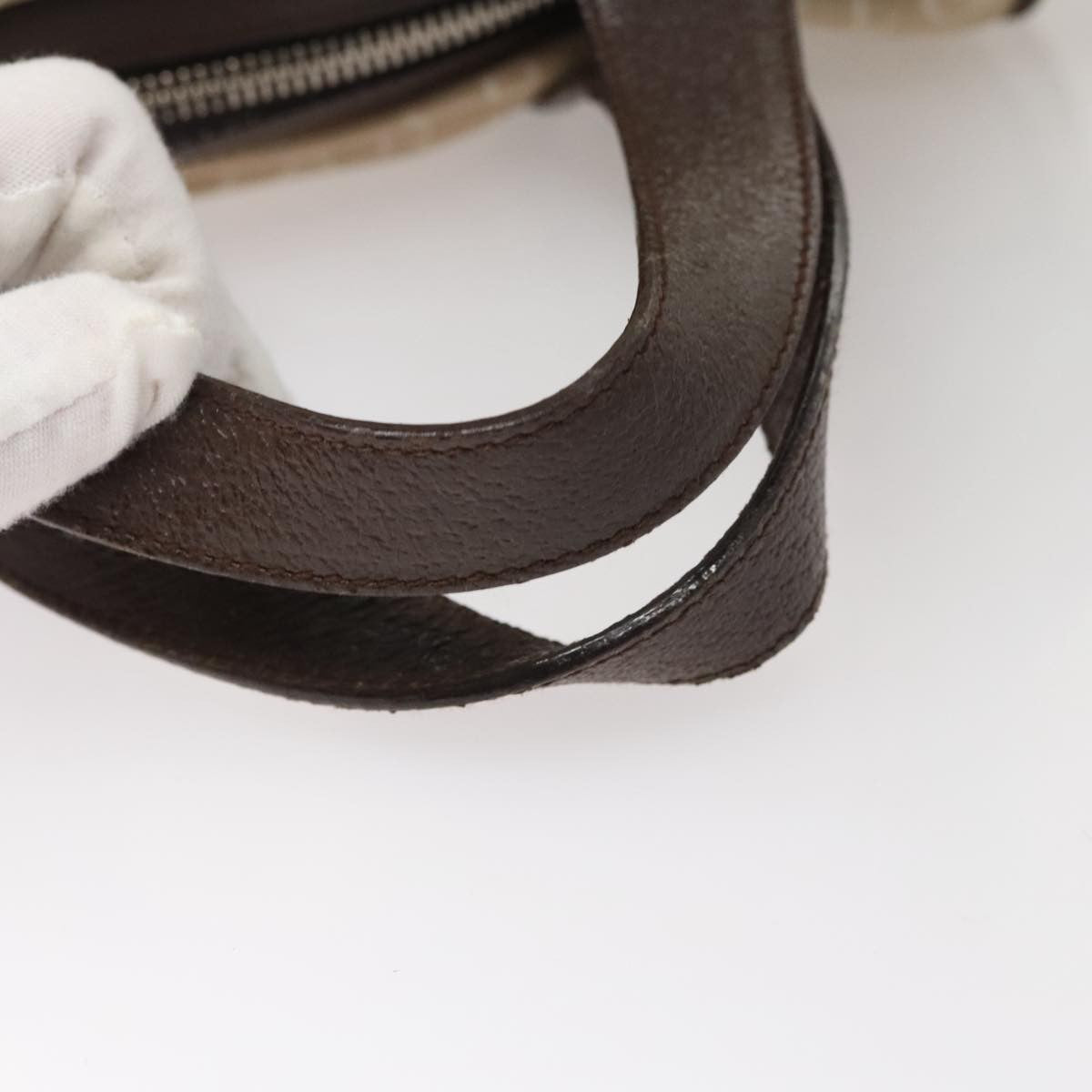 Bvlgari Logomania Handbag Canvas, BEIGE, CANVAS, Handbag