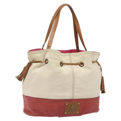 Burberry Blue Label Tote Bag Canvas, BEIGE, CANVAS, Tote bag