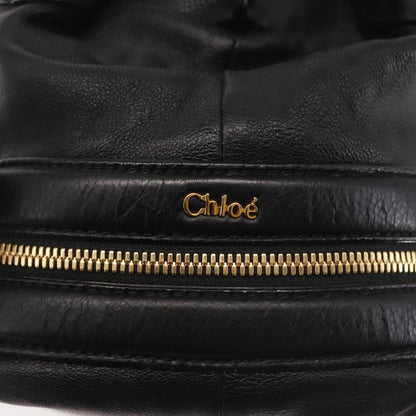Chloe Cary Satchel Leather, BLACK, LEATHER, Shoulder bag