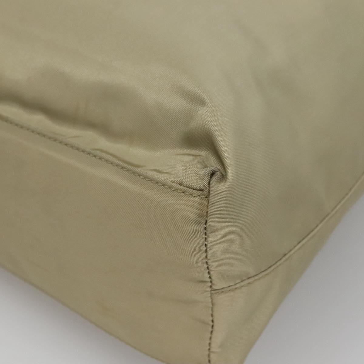 Prada Vintage Zip Tote Tessuto, BEIGE, NYLON, Tote bag