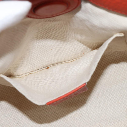 Gucci Bamboo Shopper Tote Leather, ORANGE, LEATHER, Handbag