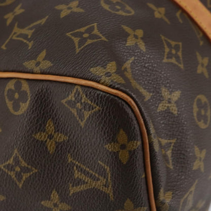 Louis Vuitton Sac Souple Handbag Monogram Canvas, BROWN, CANVAS, Handbag