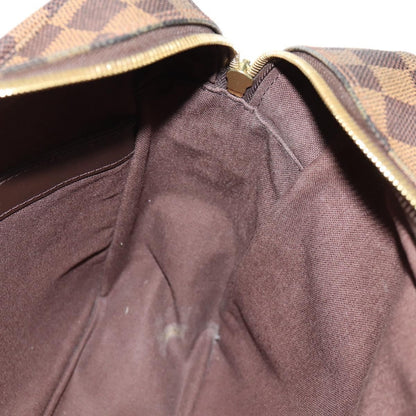 Louis Vuitton Naviglio Handbag Damier, BROWN, CANVAS, Shoulder bag