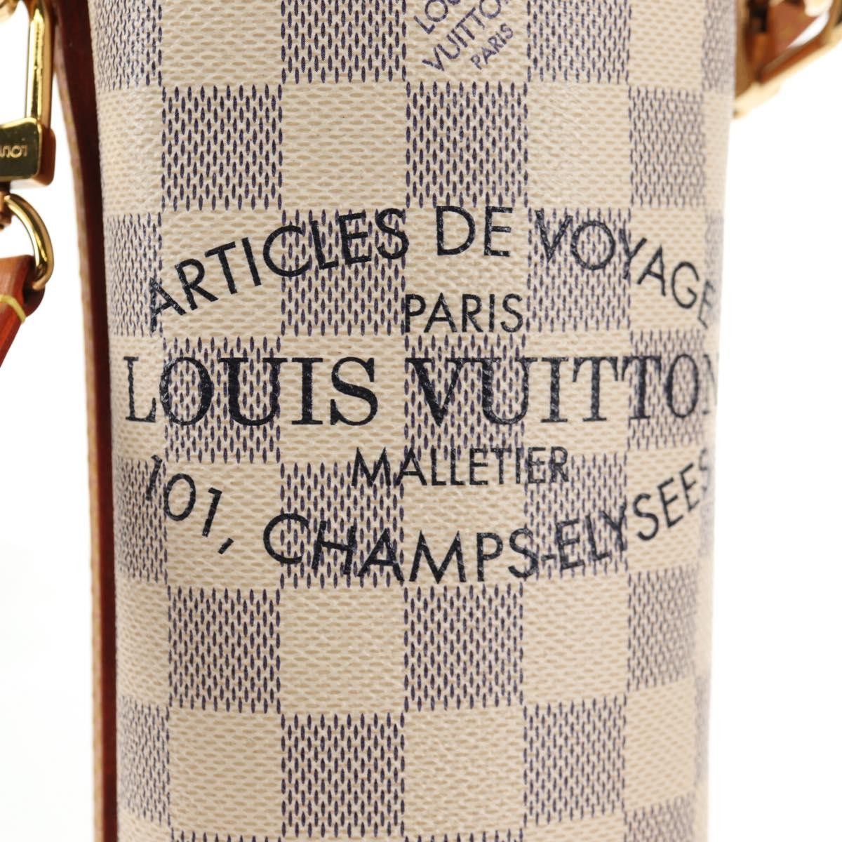 Louis Vuitton Bottle Holder Bag Damier, MULTICOLOUR, CANVAS, Travel bag