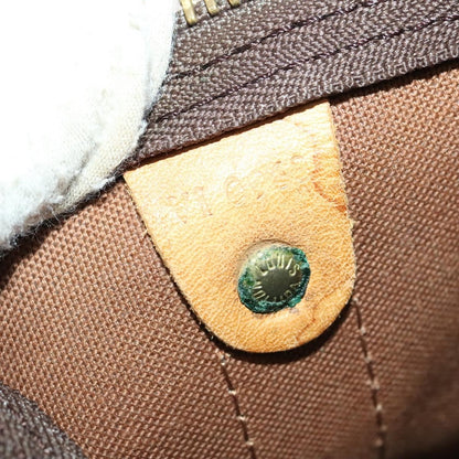Louis Vuitton Keepall Bag Monogram Canvas, BROWN, CANVAS, Travel bag