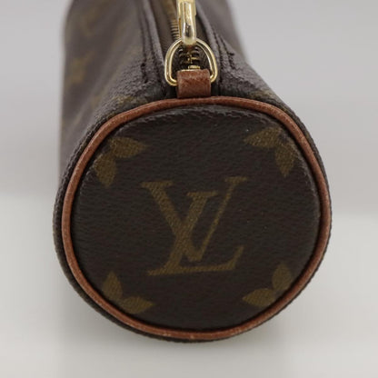 Louis Vuitton Papillon Pochette Monogram Canvas, BROWN, CANVAS, Clutche & pouche