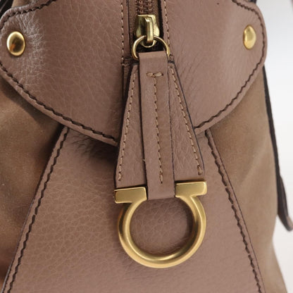 Salvatore Ferragamo Gancini Tote Leather, PINK, LEATHER, Tote bag