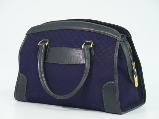 Gucci Micro GG supreme handbag Canvas, NAVY, CANVAS, Handbag