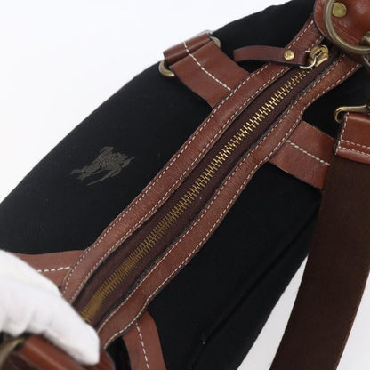 Burberry Blue Label shoulder bag Wool, BLACK, WOOL, Shoulder bag