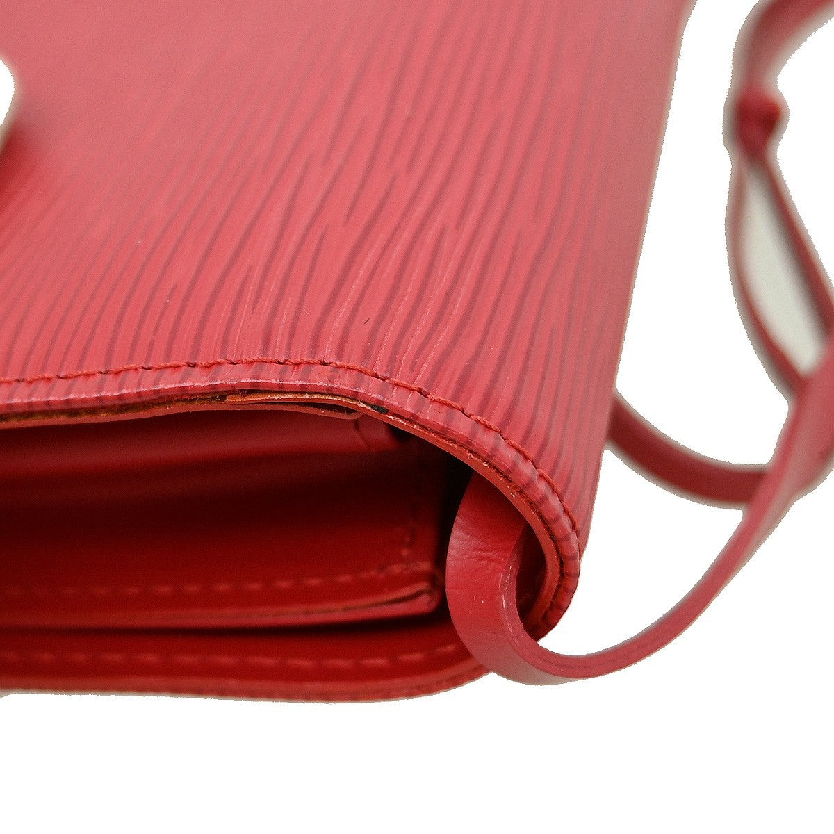 Louis Vuitton Honfleur Handbag Epi Leather, Red, Leather, Shoulder Bag