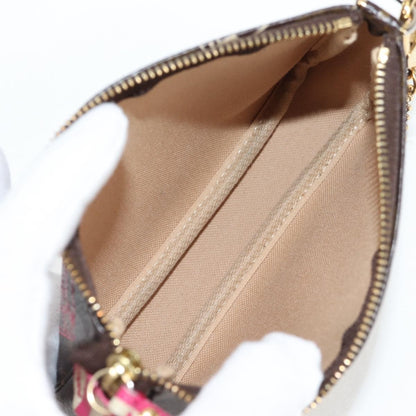 Louis Vuitton Pochette Accessoires Limited Edition Christmas Animation Monogram Canvas, BROWN, CANVAS, Clutche & pouche