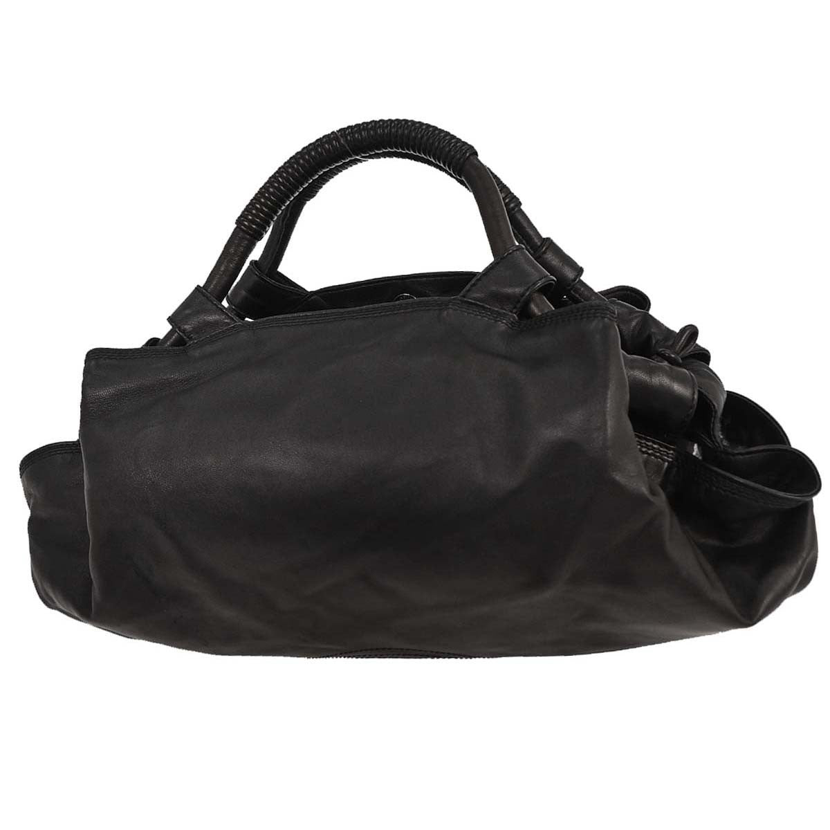 Loewe Anagram Logo Nappa Aire Hand Bag Leather, BLACK, LEATHER, Handbag