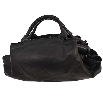 Loewe Anagram Logo Nappa Aire Hand Bag Leather, BLACK, LEATHER, Handbag