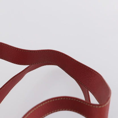 Gucci Vintage Bamboo Backpack Suede, RED, SUEDE, Backpack