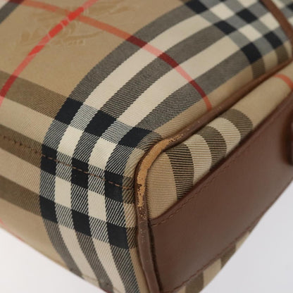 Burberry Nova check Shoulder bag Canvas, BEIGE, CANVAS, Shoulder bag