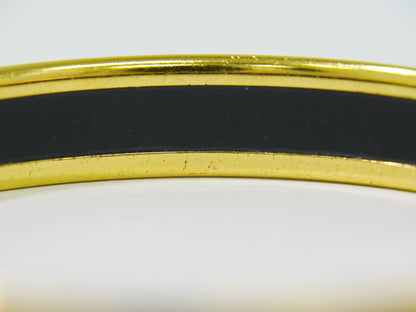Hermes Enamel Bracelet Metal and enamel, GOLD, GOLD_PLATED, Bracelet