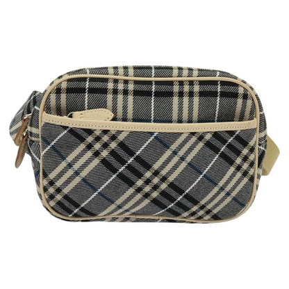 Burberry Waist Bag Vintage Check Canvas, BLUE, CANVAS, Shoulder bag