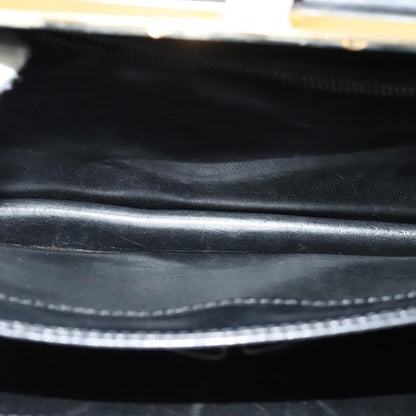 Celine Shoulder Bag Leather, BLACK, LEATHER, Shoulder bag