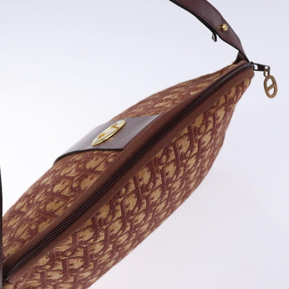 Christian Dior Vintage Trotter Handbag Canvas, RED, CANVAS, Handbag