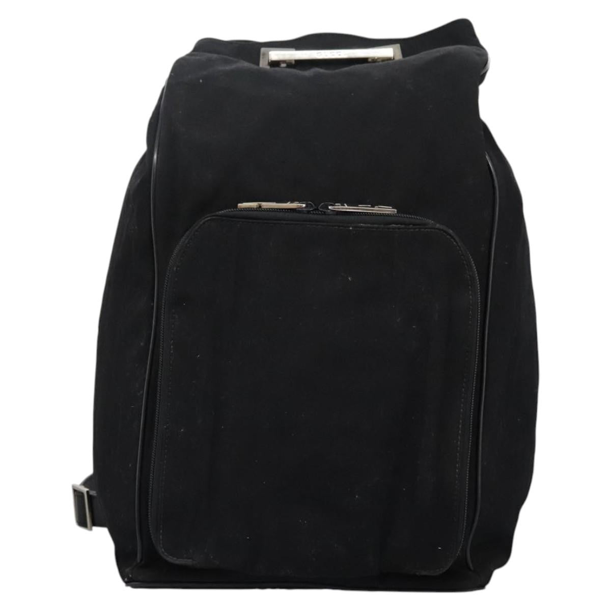 Gucci Shoulder Bag Canvas, BLACK, CANVAS, Shoulder bag