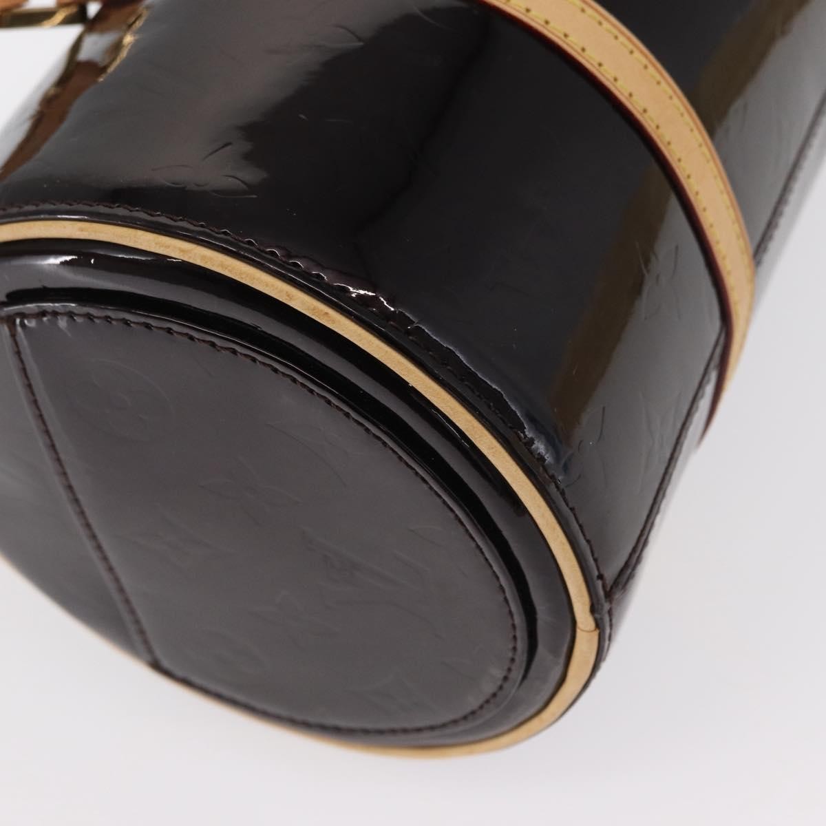 Louis Vuitton Bedford Handbag Monogram Vernis, BURGUNDY, PATENT_LEATHER, Handbag