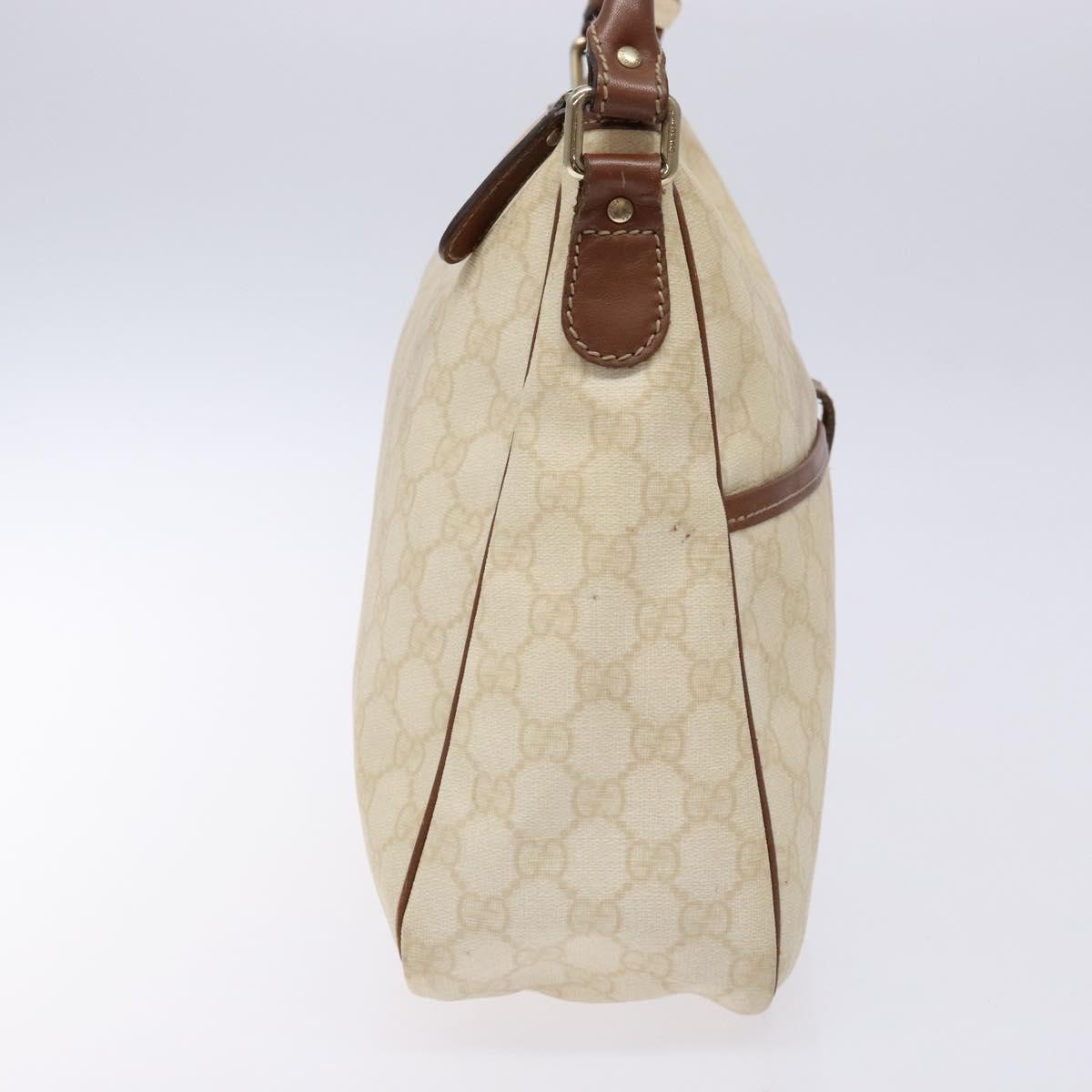 Gucci GG supreme handbag GG canvas, WHITE, PVC, Handbag