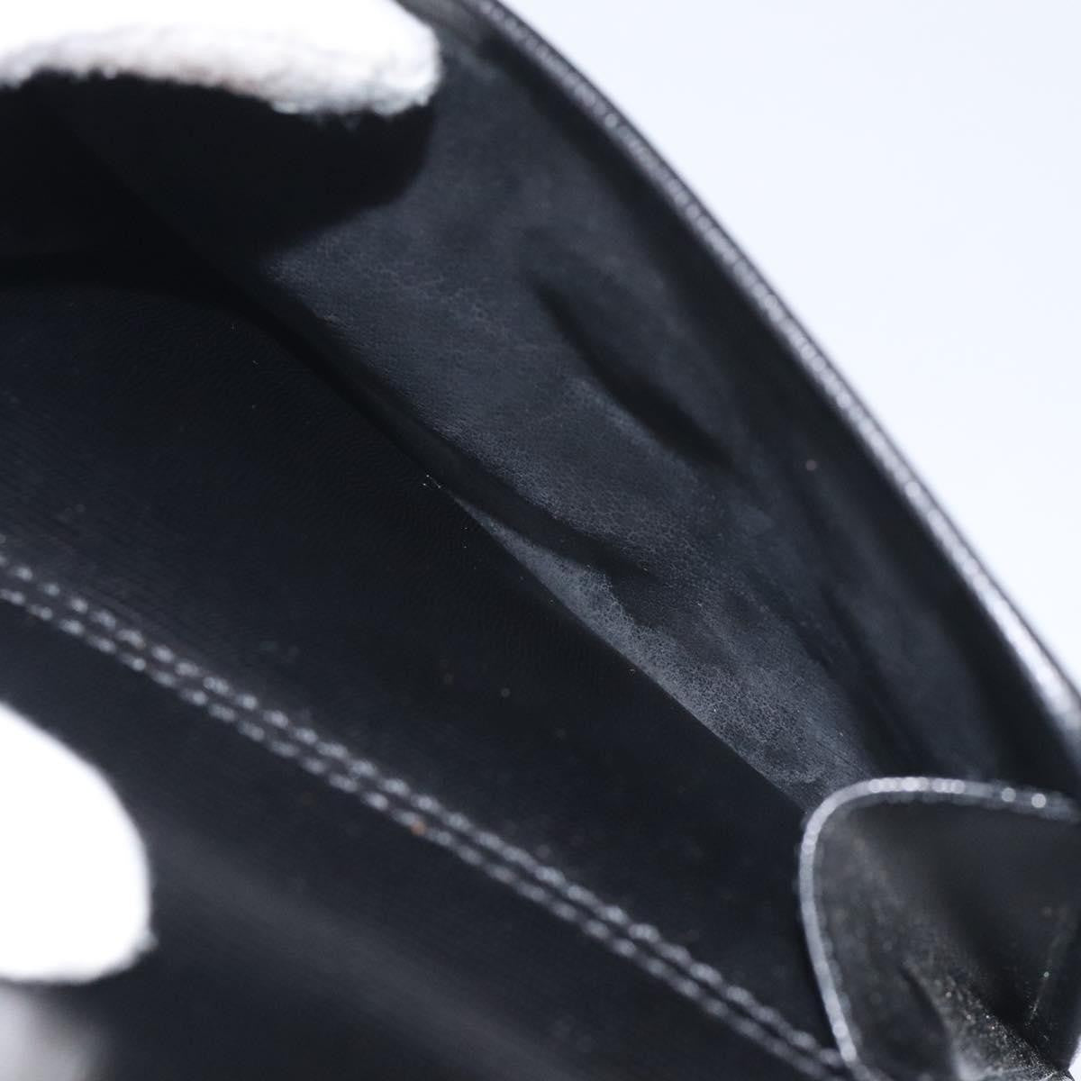 Celine Circle Logo Handbag Leather, BLACK, LEATHER, Handbag