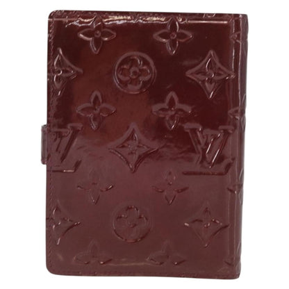 Louis Vuitton Mat Ring Agenda Cover Monogram Vernis, BURGUNDY, PATENT_LEATHER, Clutche & pouche