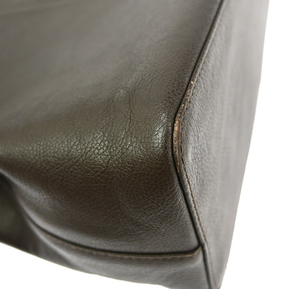 Burberry Vintage Handbag Leather, BROWN, LEATHER, Handbag